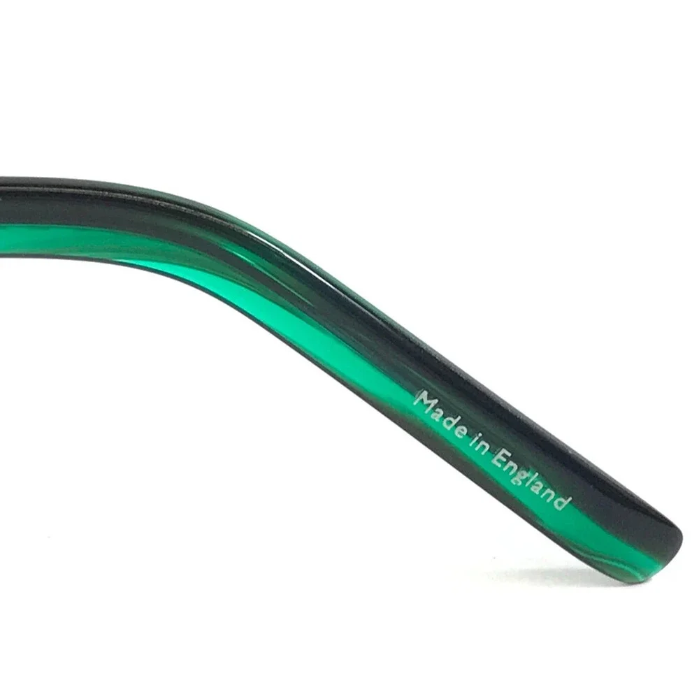Tom Davies Eyeglasses Frames TD740 Col. 2215 Black Green Rose Gold 51-15-140